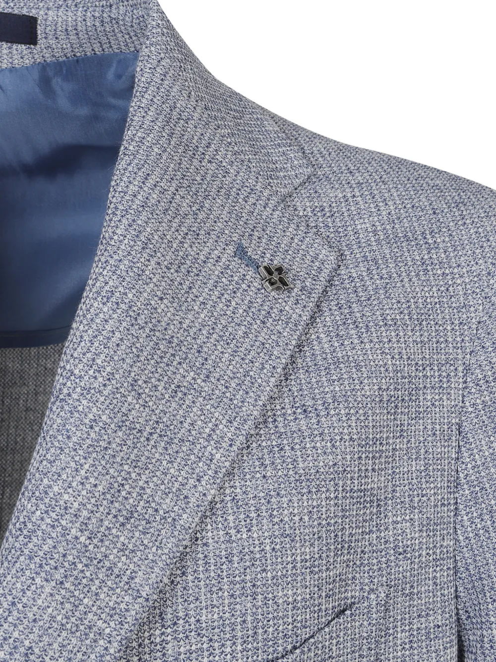 Tagliatore Blazer met bewerkte revers Blauw