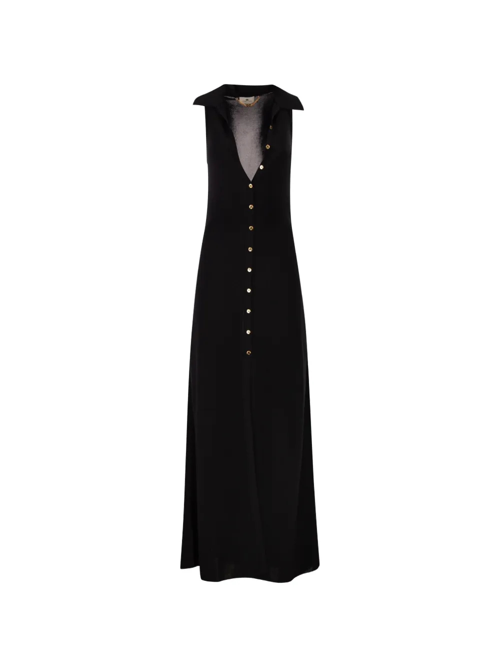 Elisabetta Franchi sleeveless maxi dress - Nero