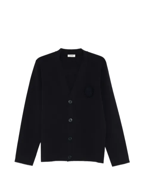 SANDRO flower crochet buttoned cardigan