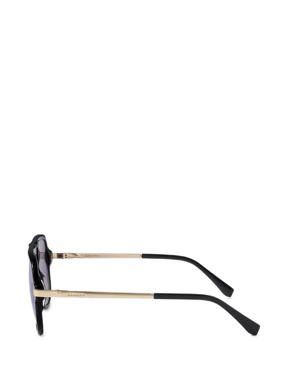  Sandro Gafas De Sol Con Logo Grabado - Negro 