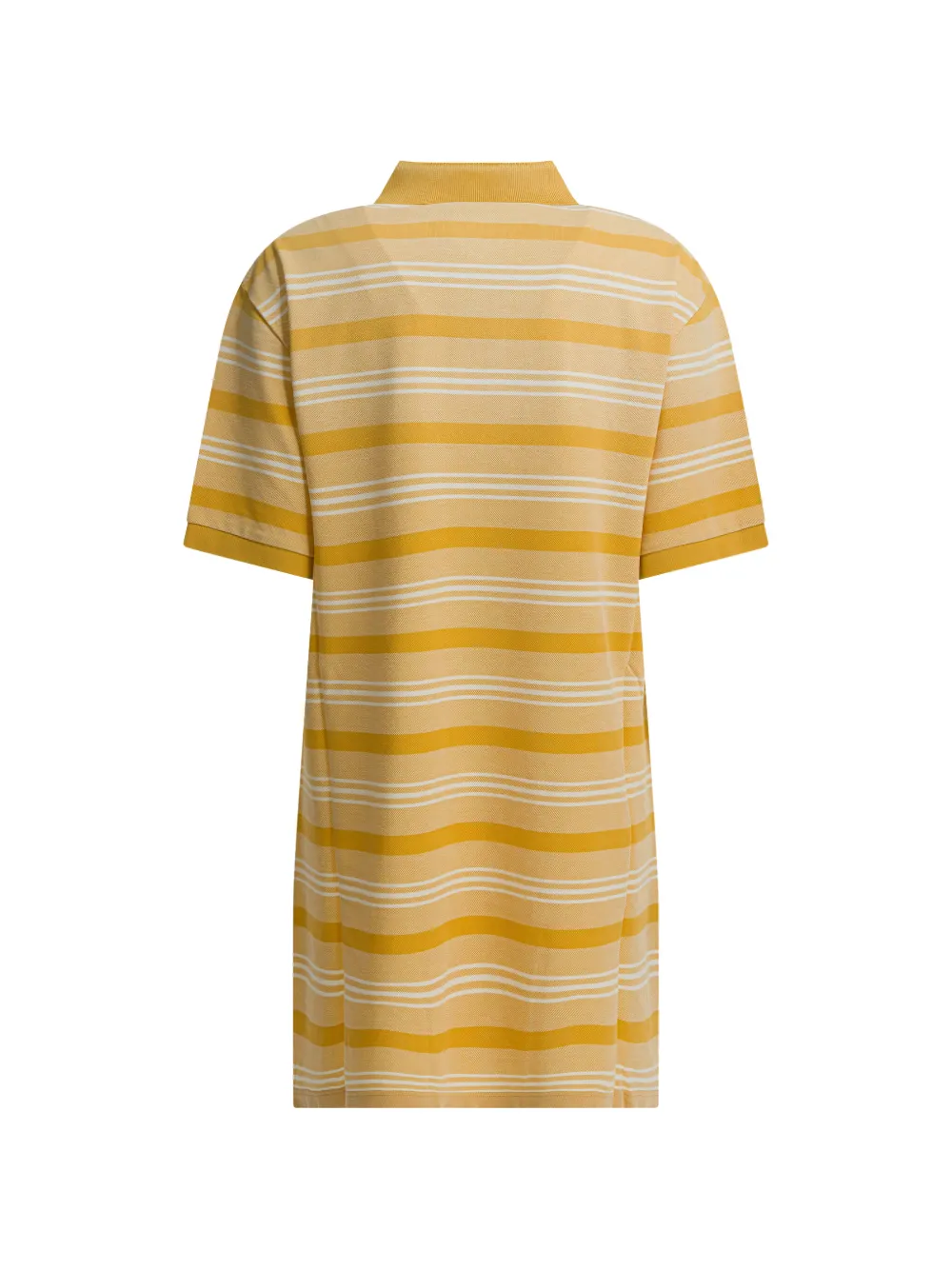  Prada Short-sleeve Striped Mini Dress - Yellow 