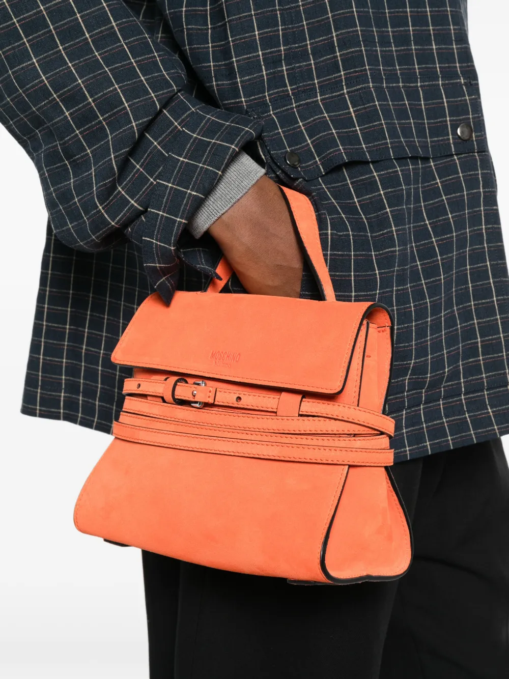 Moschino Tie Me shopper Oranje