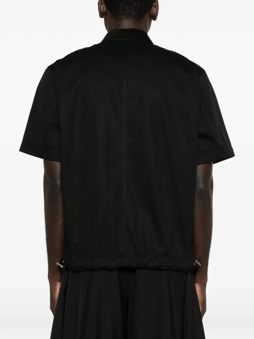 Sacai x Carhartt corduroy-collar Shirt | Black | FARFETCH