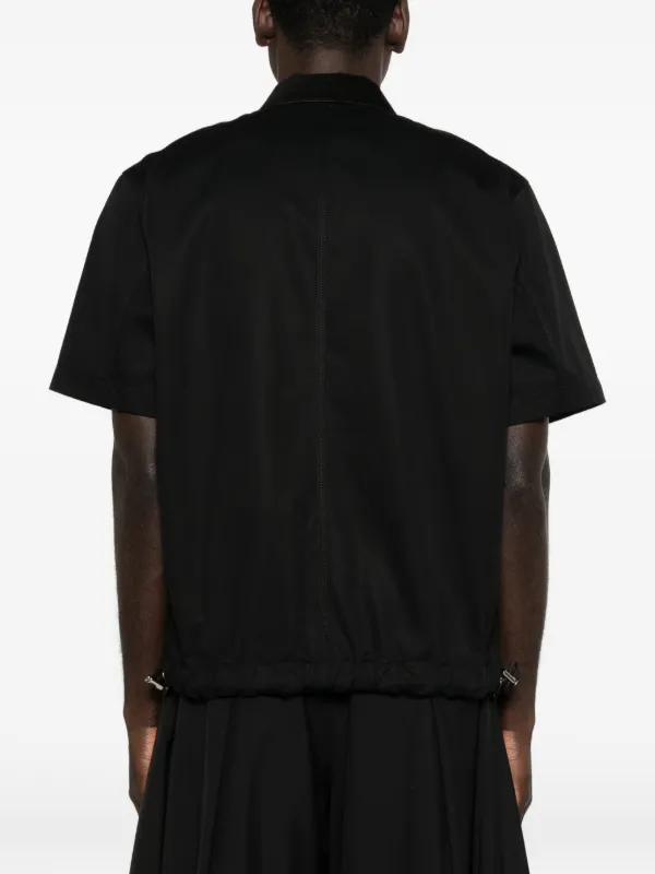 Sacai x Carhartt corduroy-collar Shirt | Black | FARFETCH