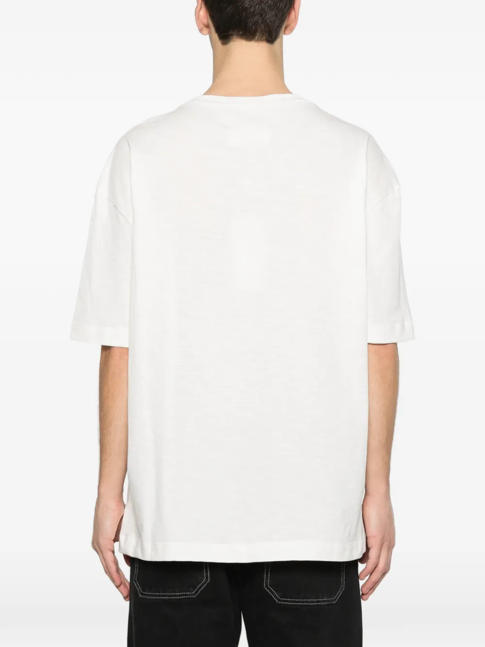 Maison Margiela T-shirt met grafische print Beige