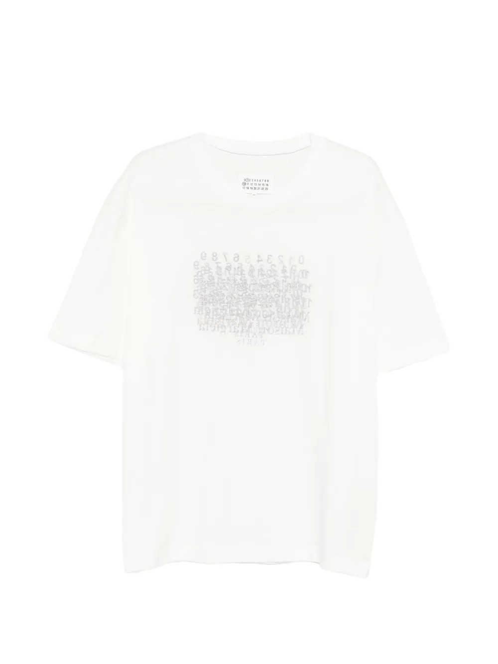 Maison Margiela graphic T-shirt - Toni neutri