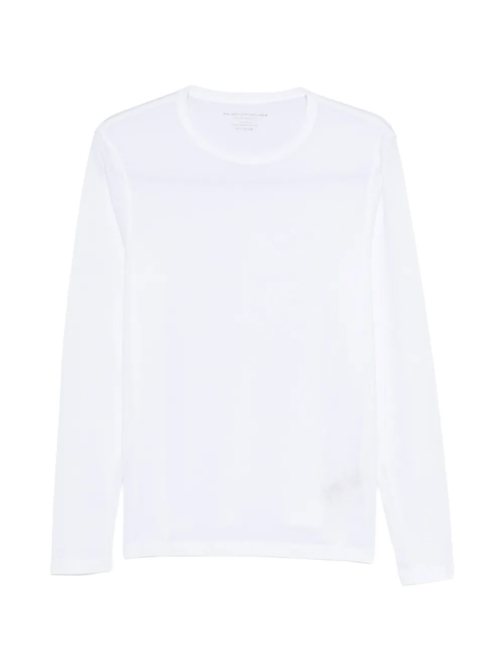 Majestic Filatures long-sleeve crew-neck sweater - Bianco