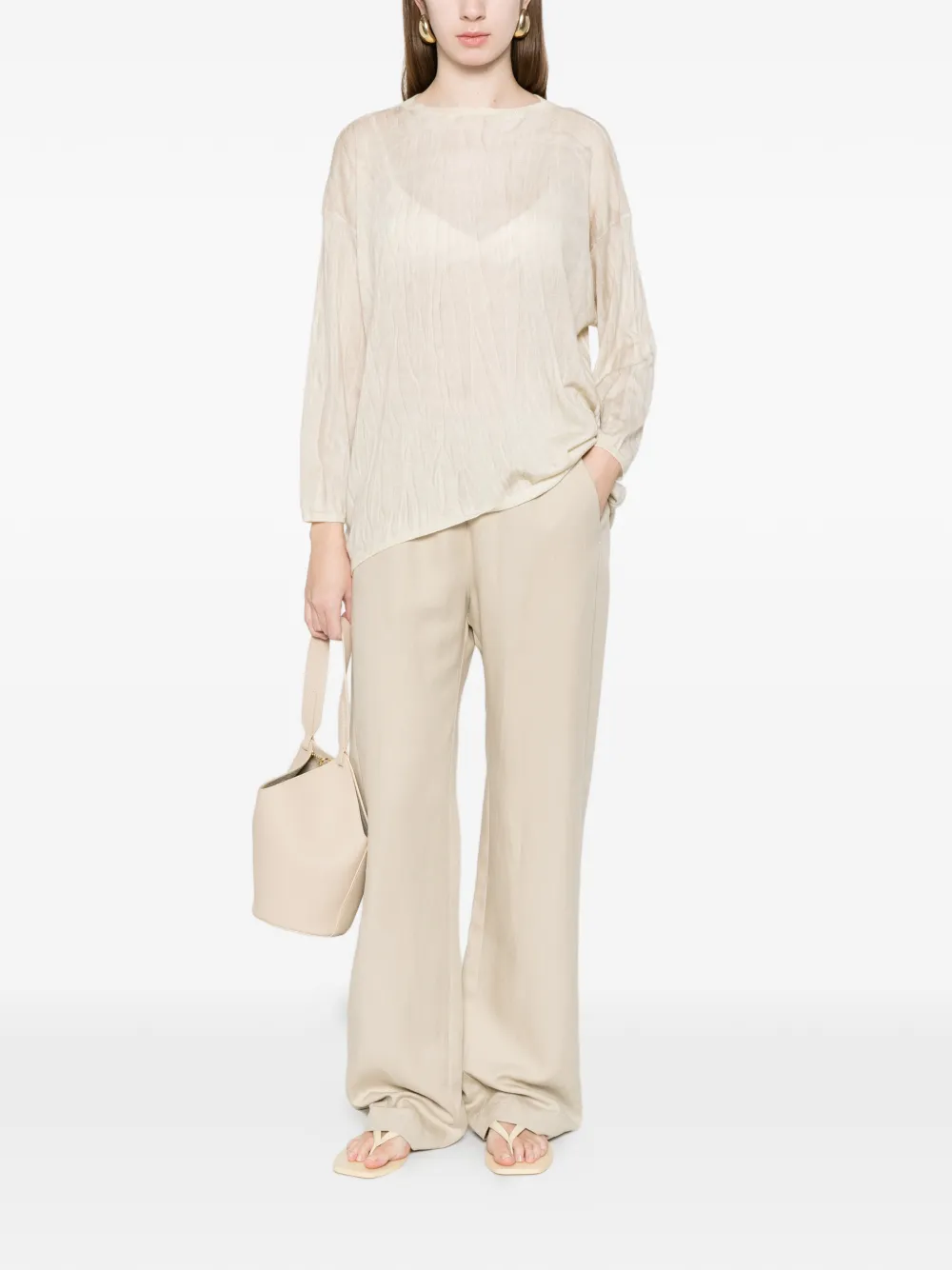  Avant Toi Long-sleeve T-shirt - Neutrals 