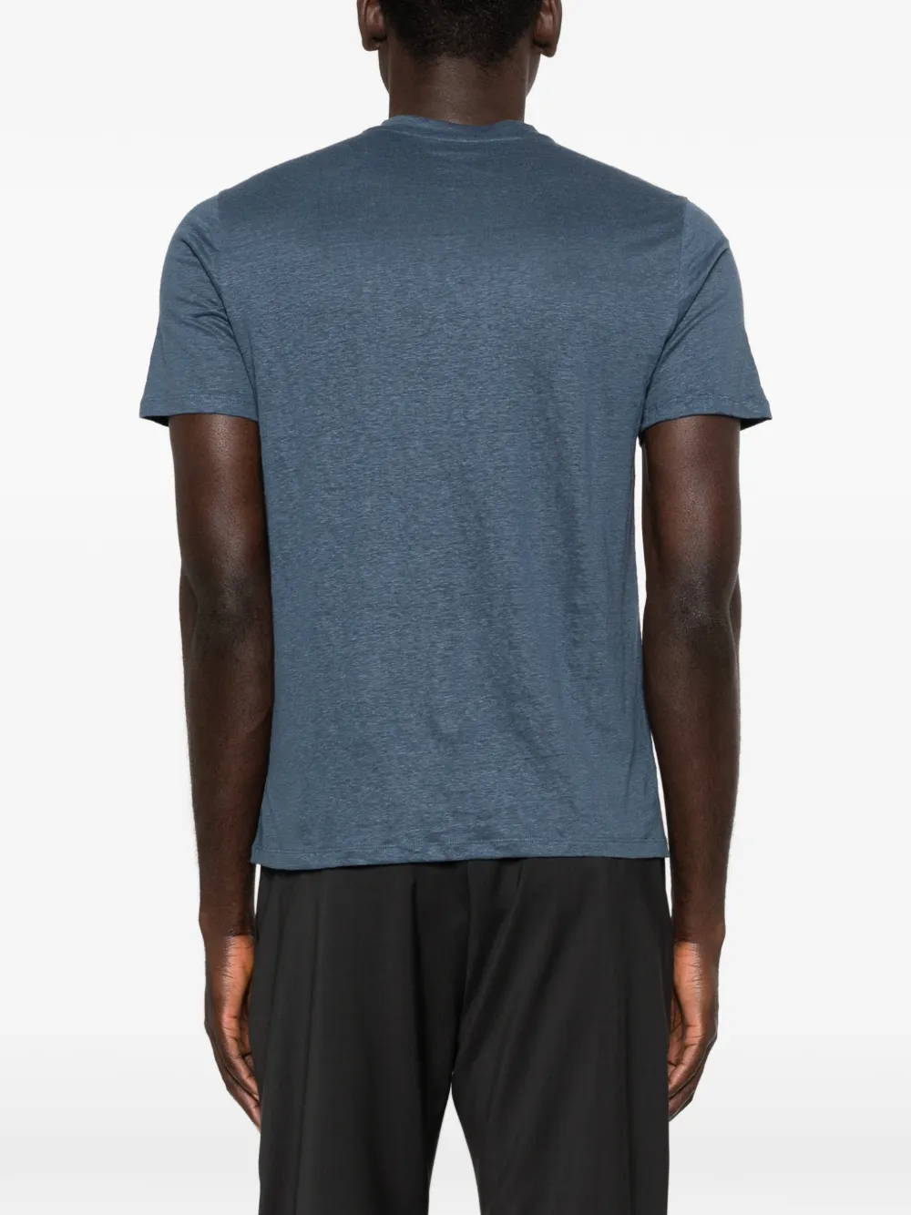 Majestic Filatures T-shirt met V-hals Blauw