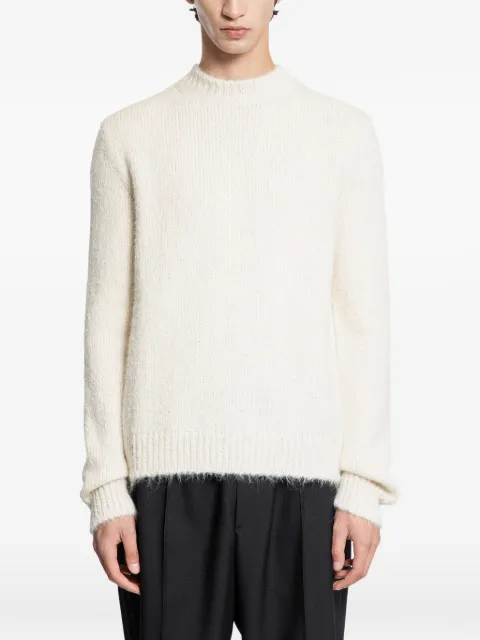 Jil Sander Maglione con effetto spazzolato