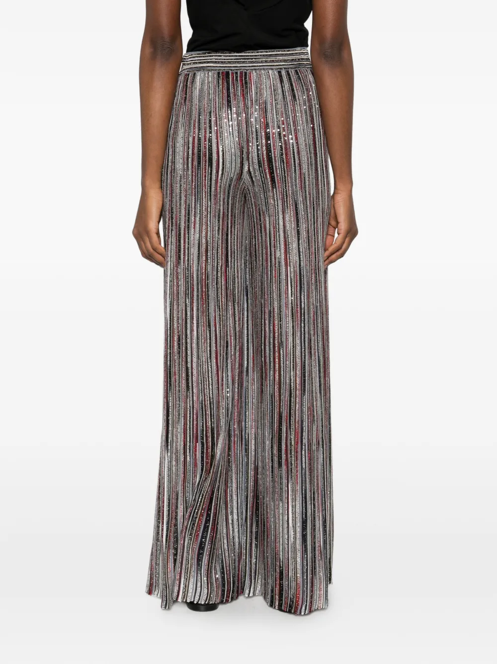 Missoni Gestreepte broek Zilver