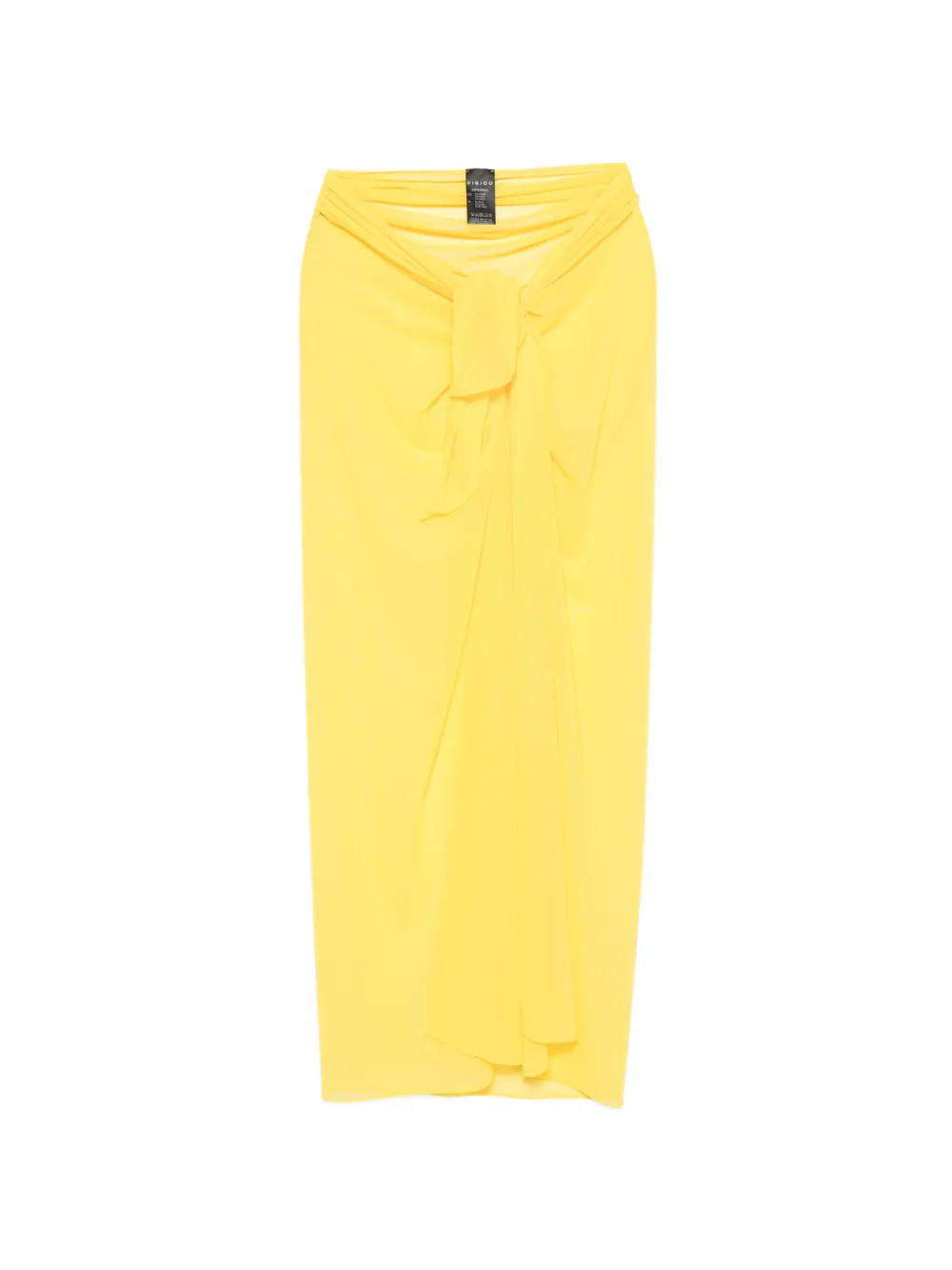 Fisico knotted sarong - Giallo