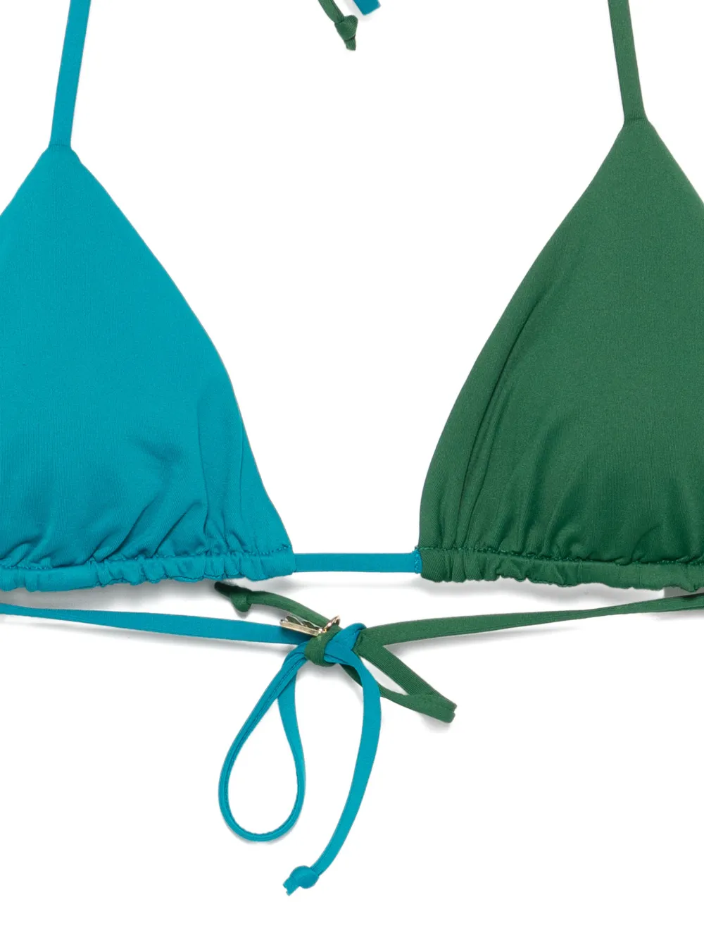  Fisico Colour-block Tie Beachwear - Green 