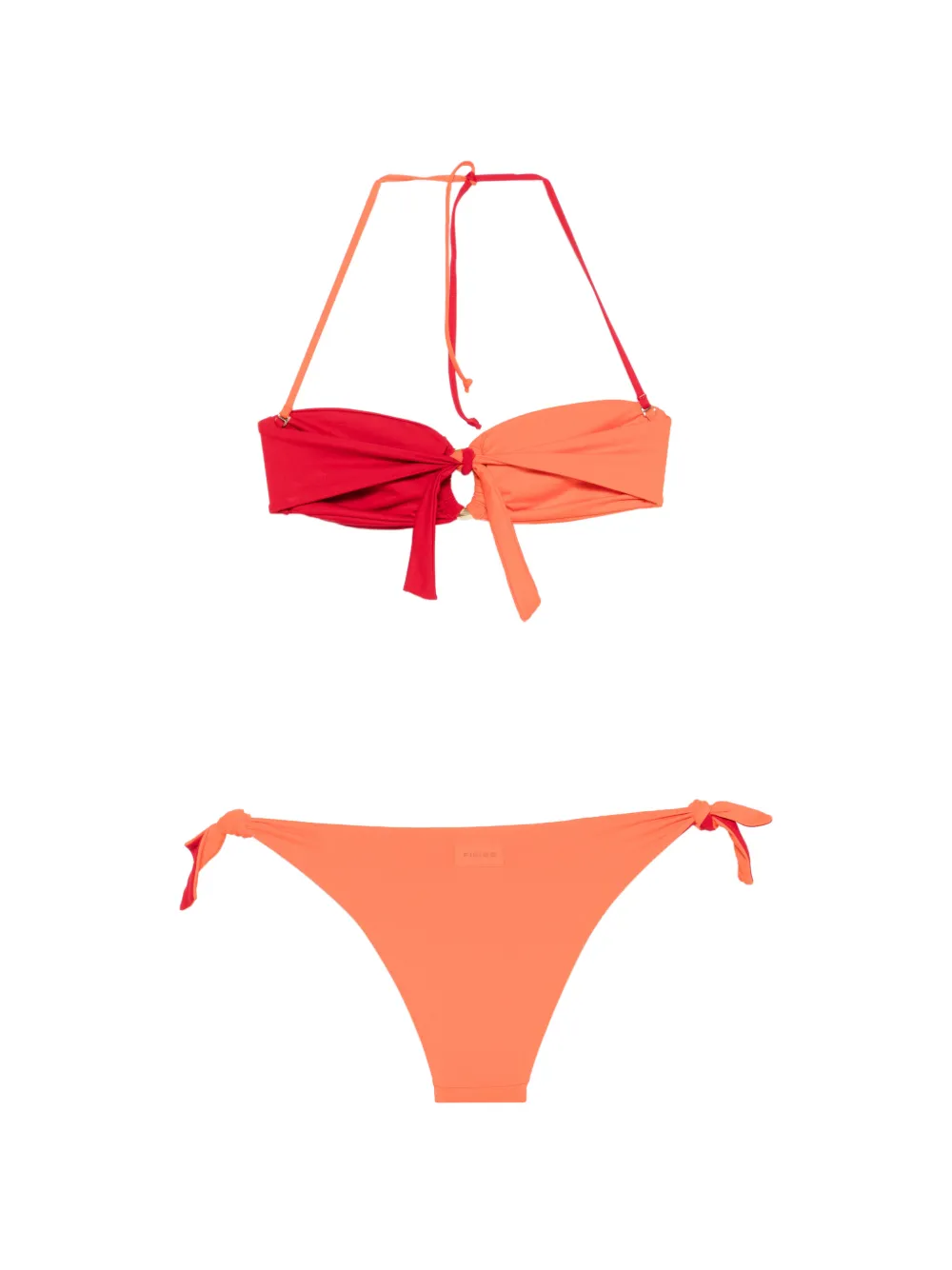  Fisico Ring Tie Bikini - Orange 