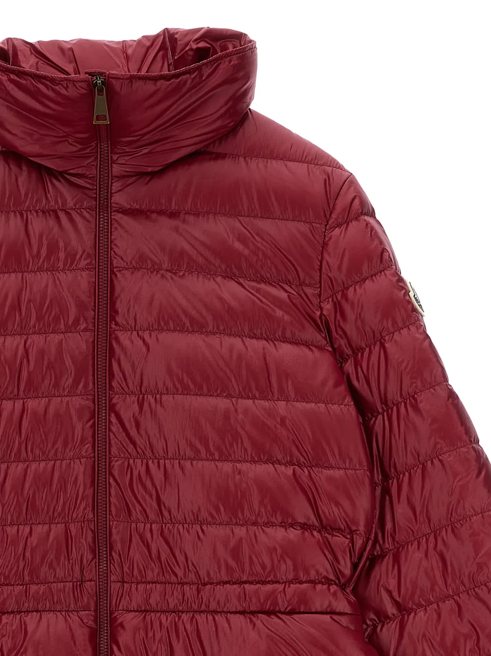  Moncler Enfant Quilted Hooded Jacket - Red 