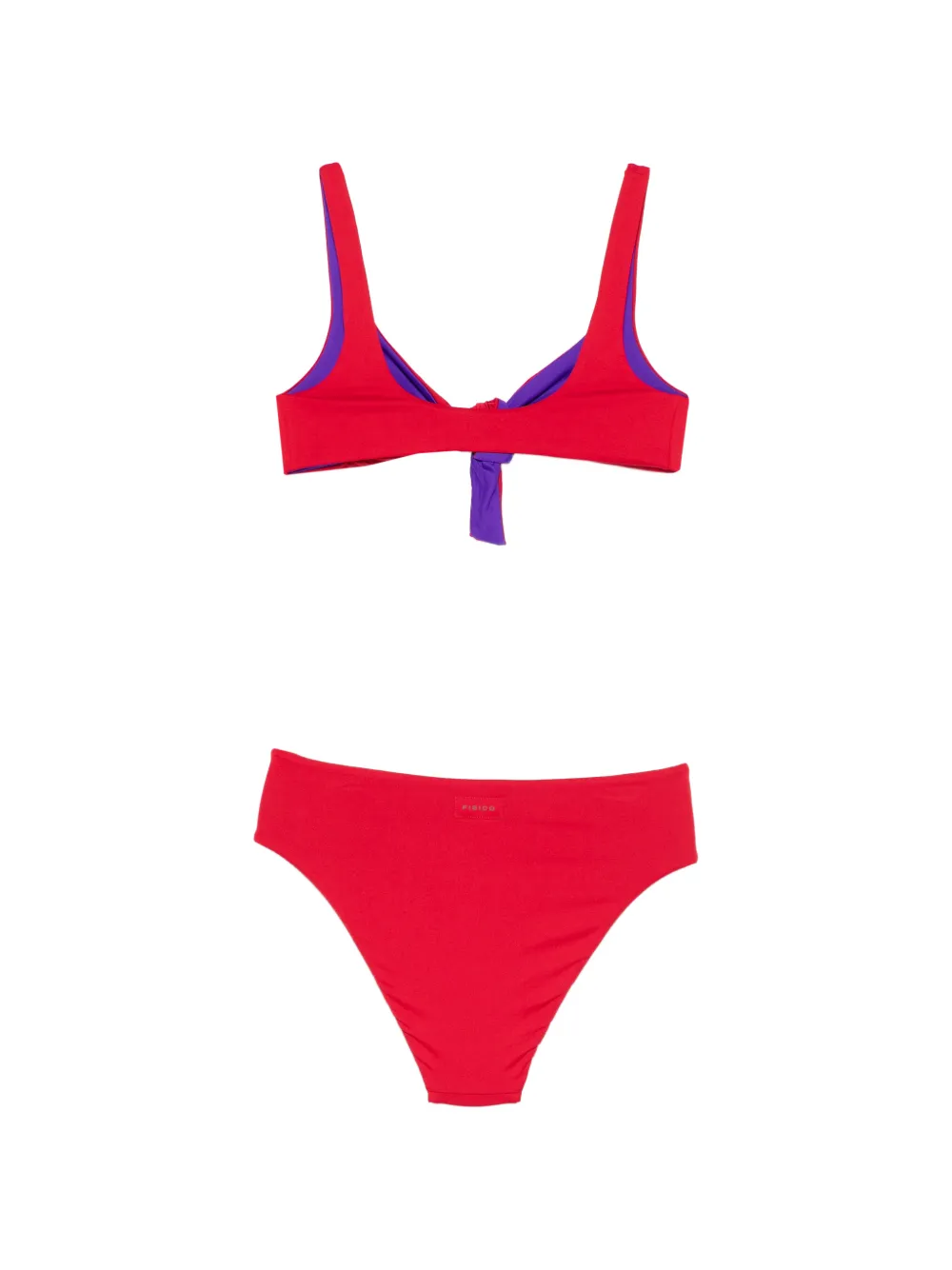  Fisico Knot-detail Bikini - Red 
