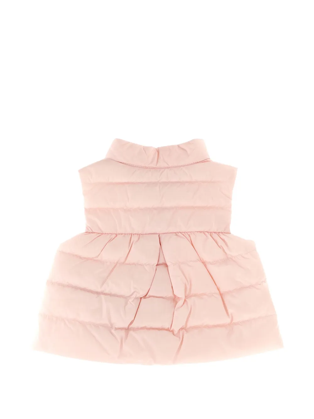 Moncler Enfant Hiva gewatteerde top met logopatch Roze