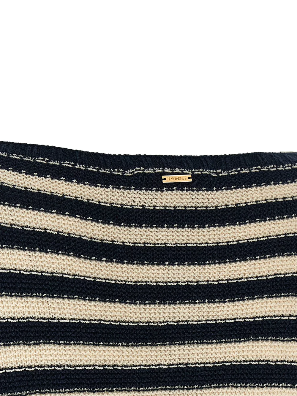 TWINSET Gestreepte trui Blauw