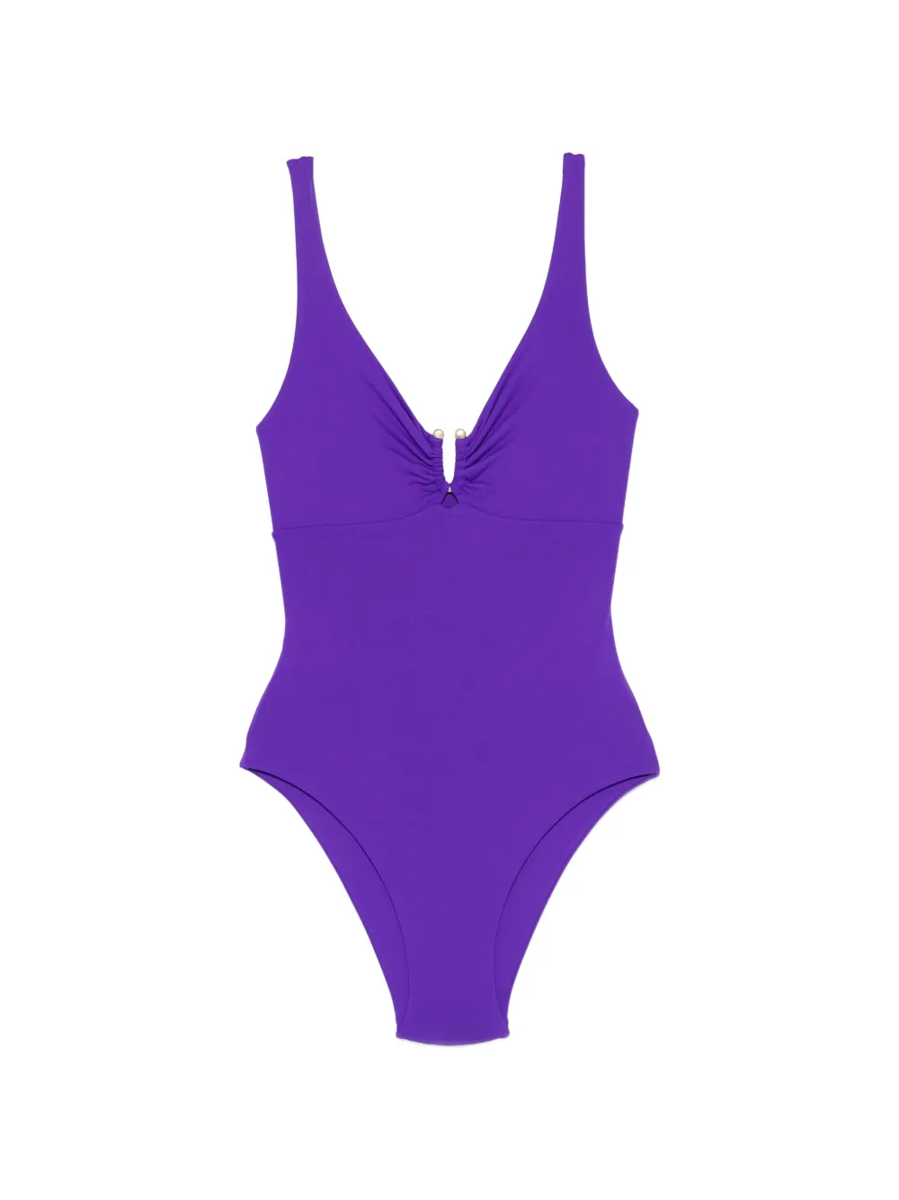 Fisico appliqué-detail swimsuit - Viola