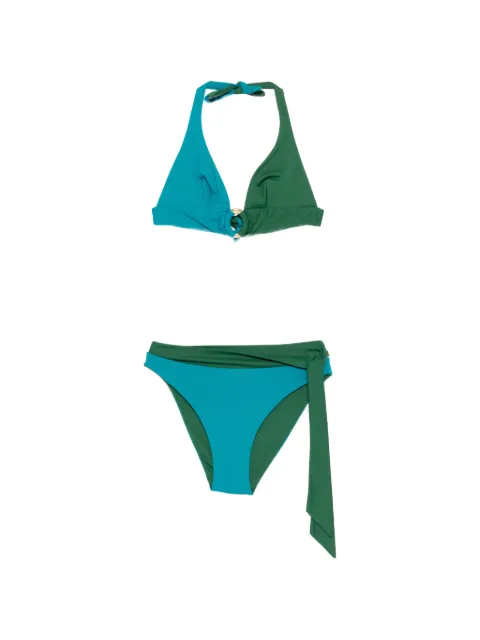 Fisico ring detail tie beachwear