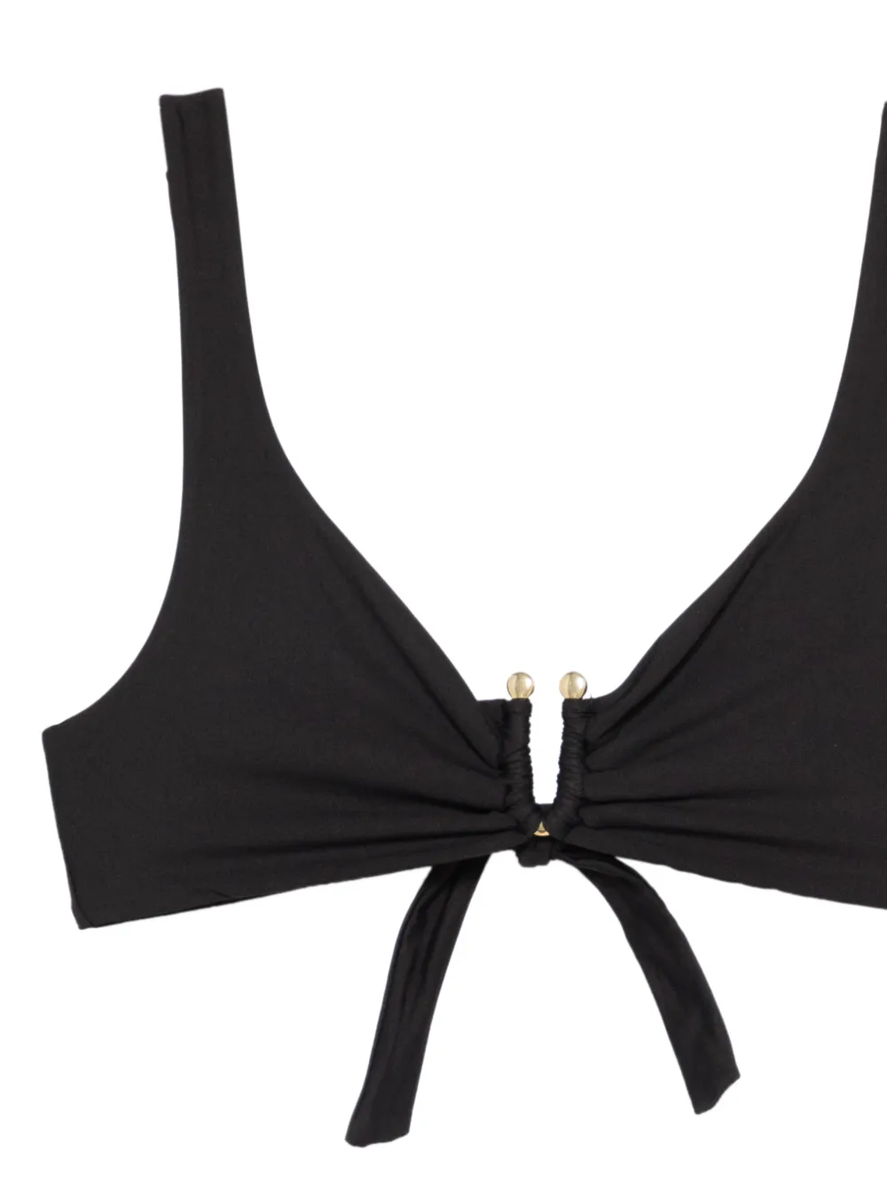  Fisico Ring Tie Swimsuit - Black 