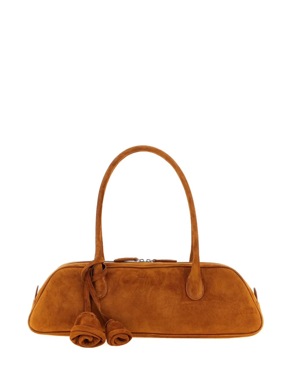 Magda Butrym Brigitte Suede Shoulder Bag In Brown