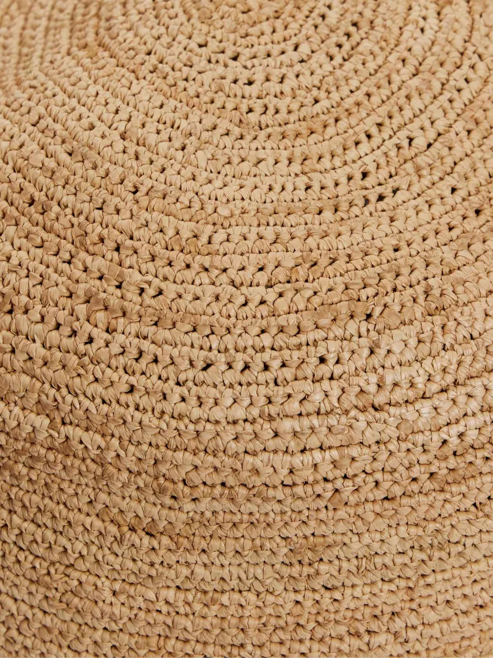 SANDRO Raffia vissershoed Beige