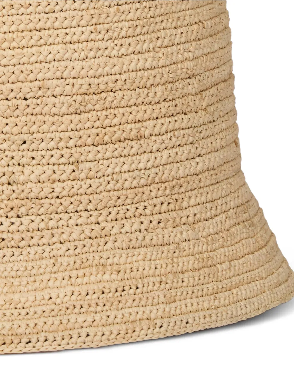 SANDRO Raffia vissershoed Beige