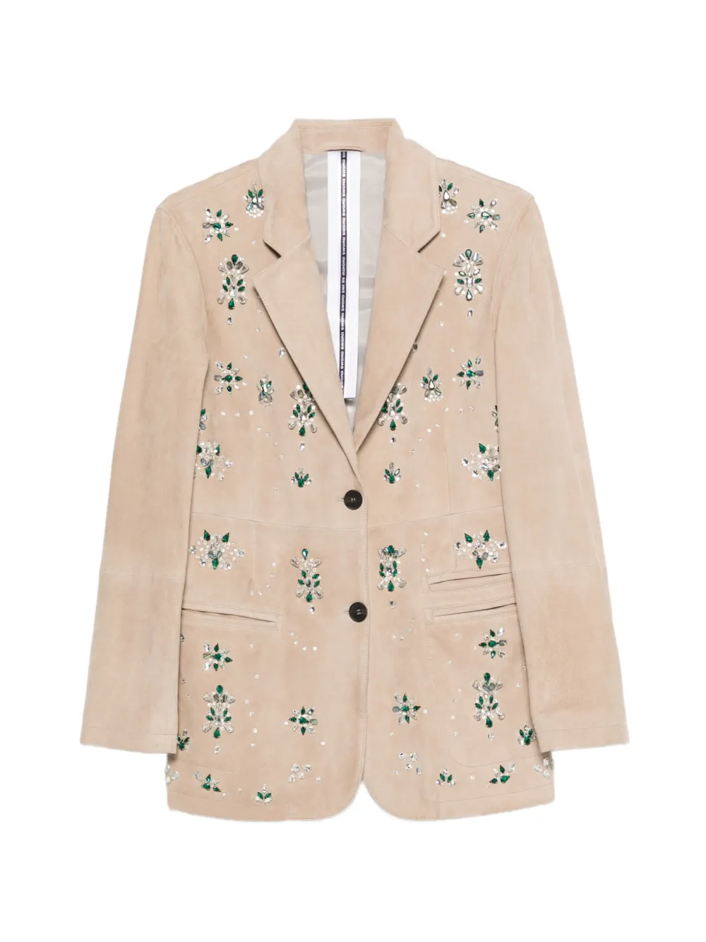 Sword embellishment single-breasted jacket - Toni neutri