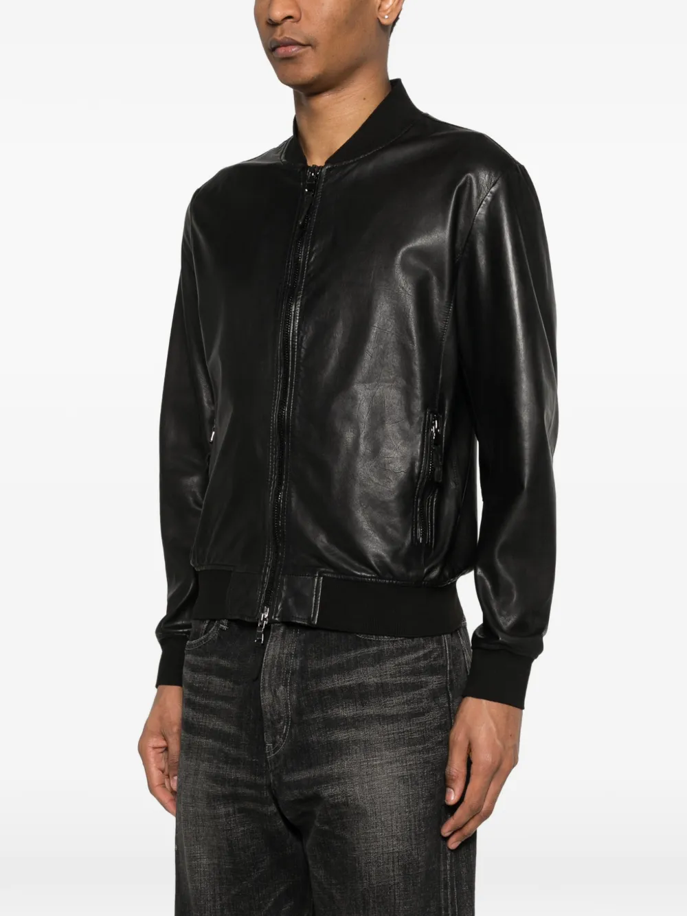  Sword Zip Pocket Jacket - Black 