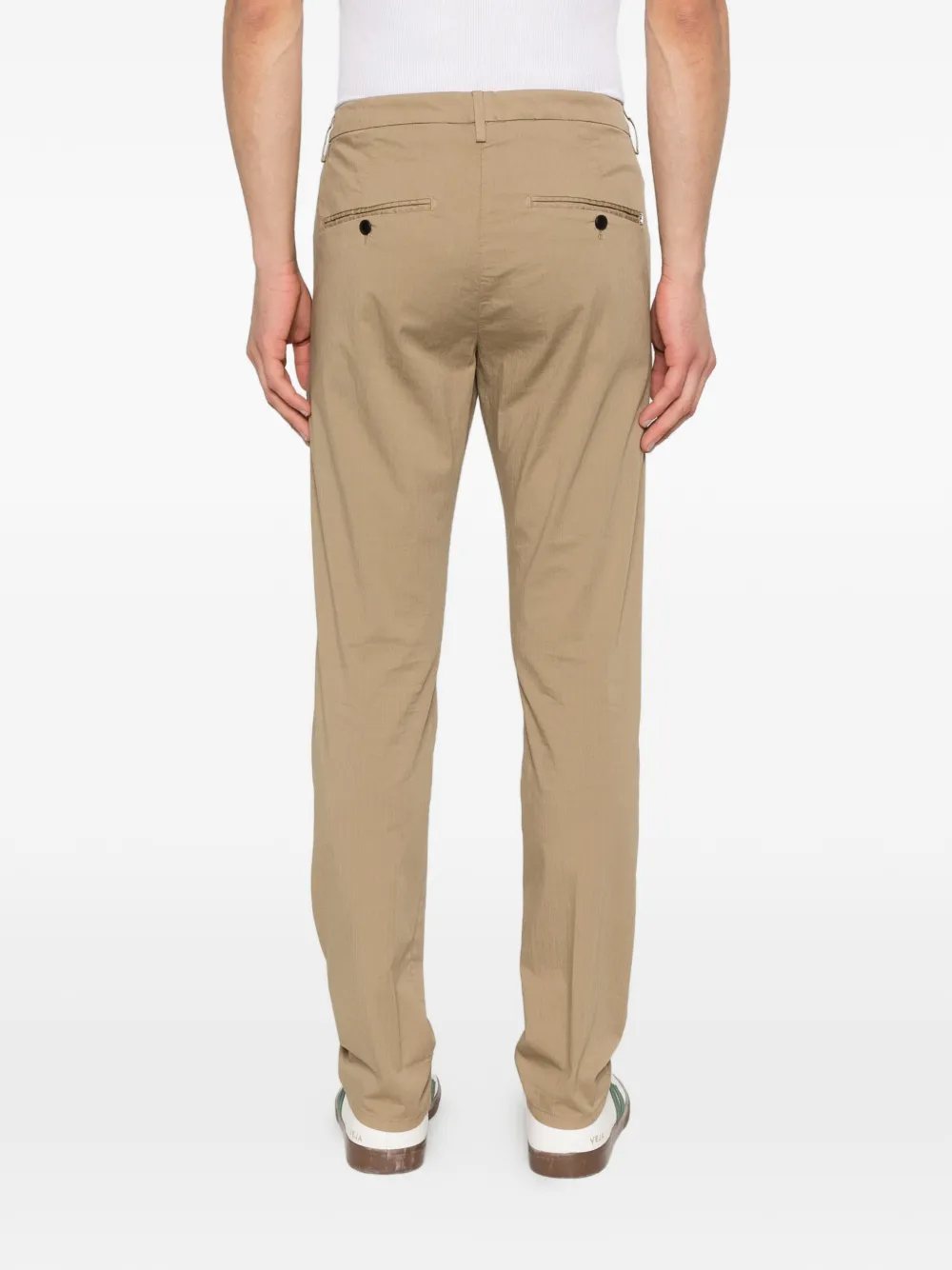 DONDUP Broek met knopen Beige