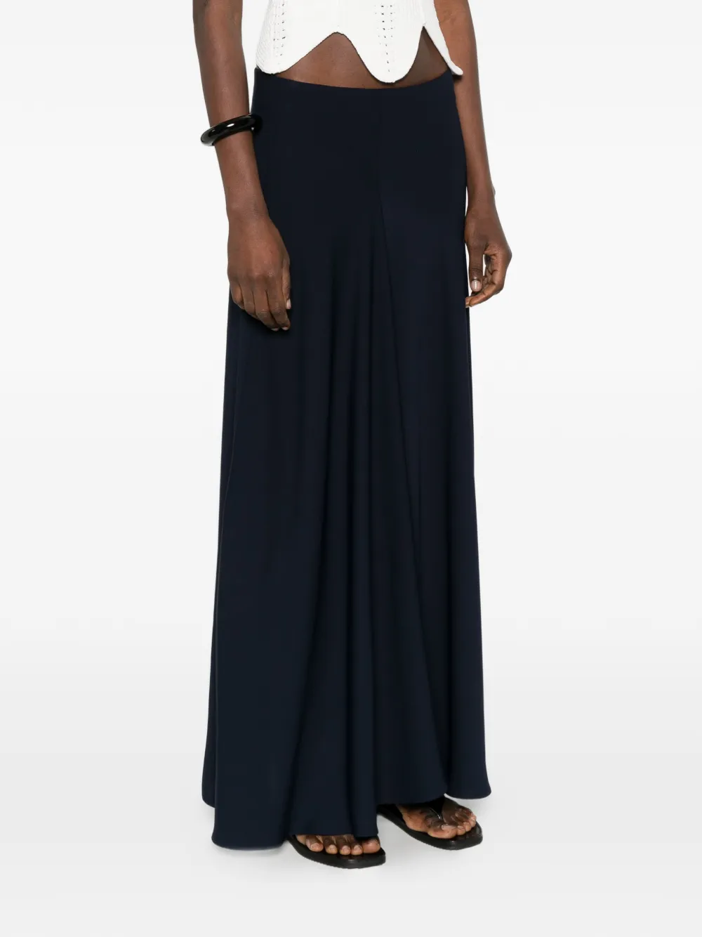 Front-Slit Maxi Skirt