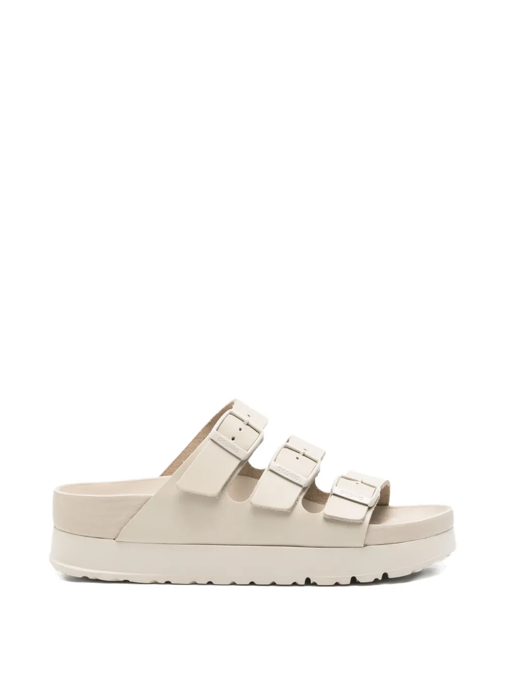 Birkenstock x Papillio triple buckle-strap sandals - Neutrals