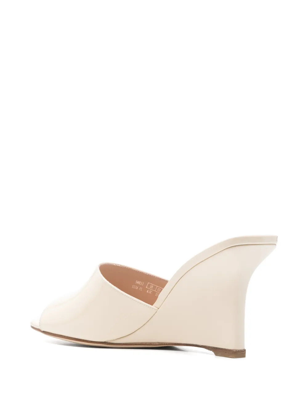 Stuart Weitzman Vienne sandalen met sleehak Beige
