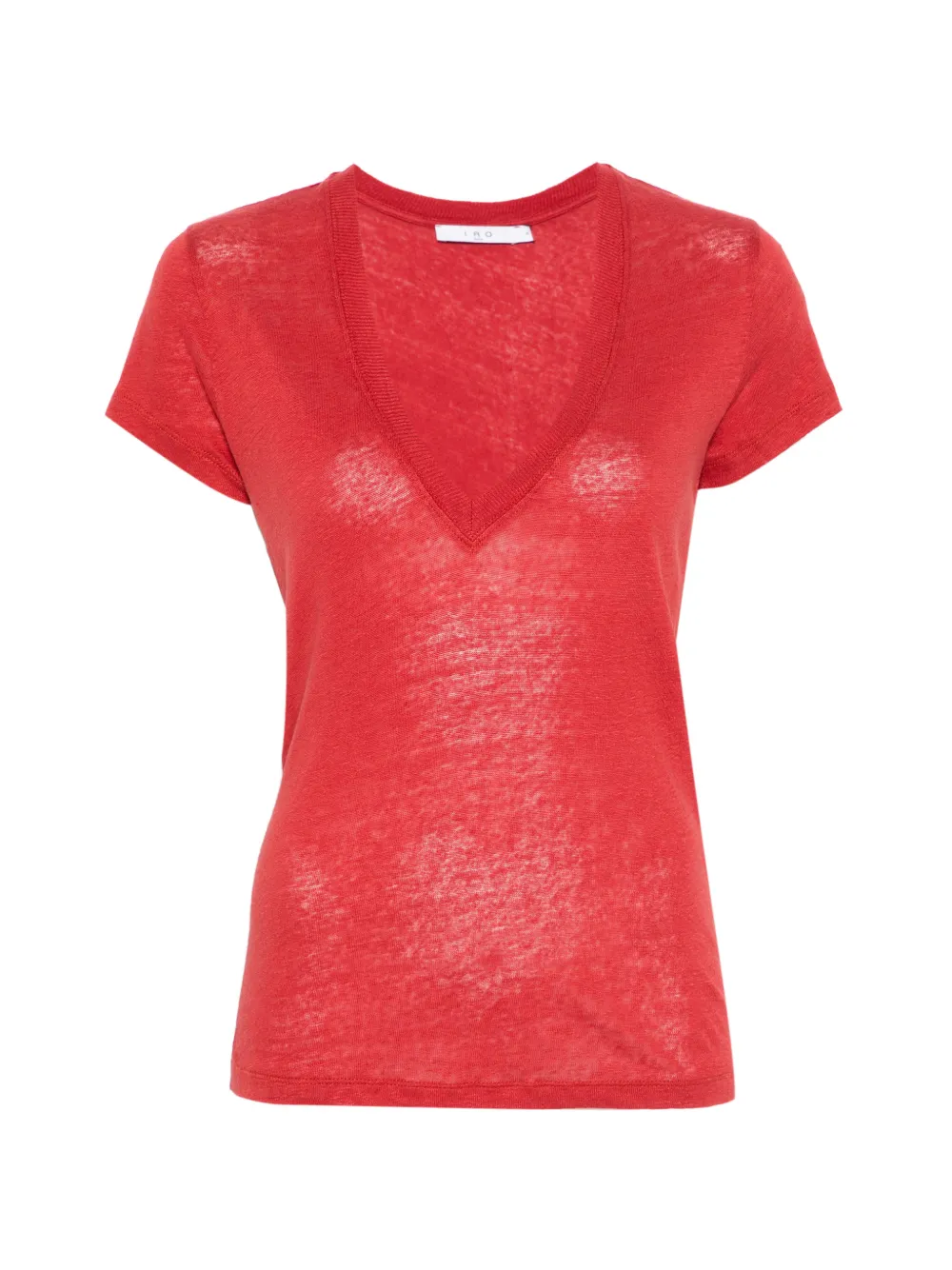 IRO V-neck T-shirt - Rosso