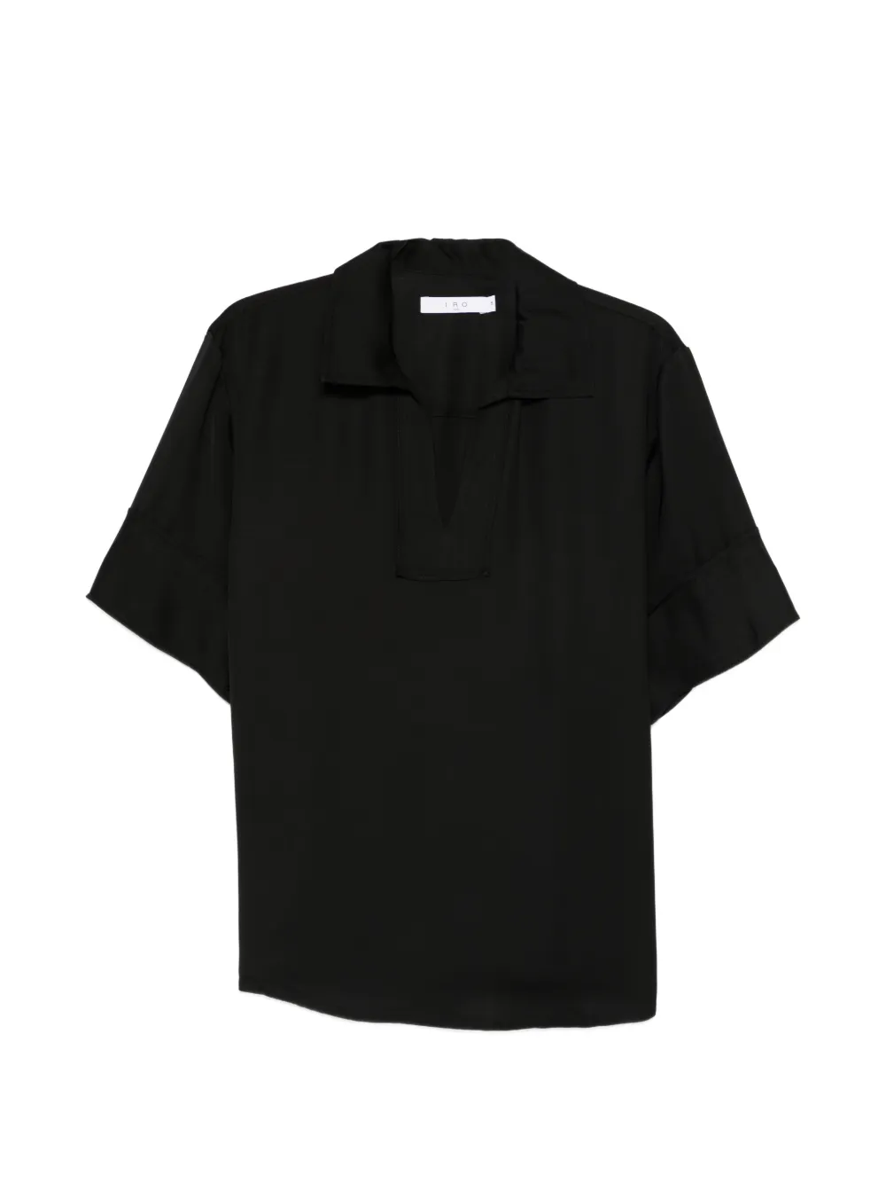 IRO V-neck short-sleeve top - Nero