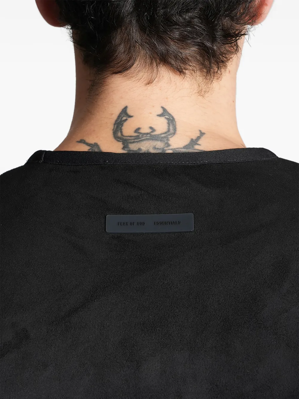 FEAR OF GOD ESSENTIALS Sweater met logoprint Zwart