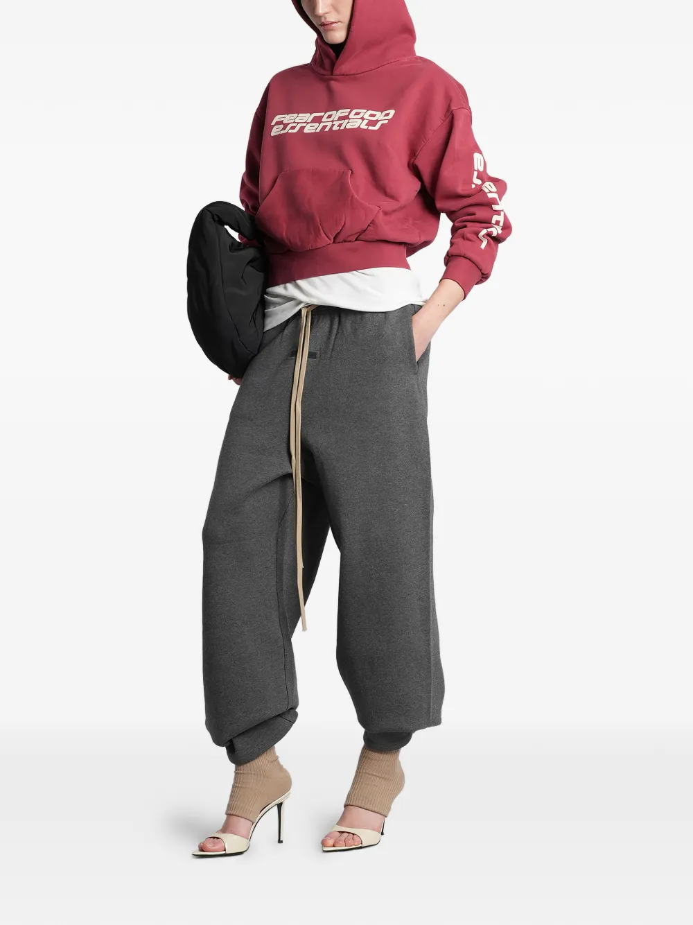  Fear Of God Essentials Drawstring Track-pants - Grey 