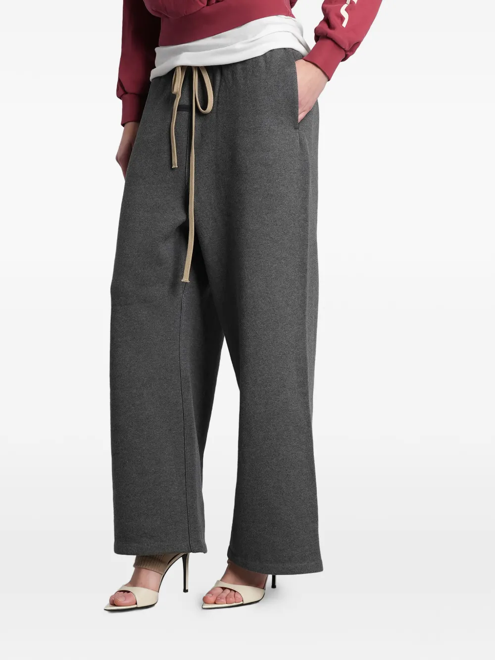  Fear Of God Essentials Drawstring Track-pants - Grey 