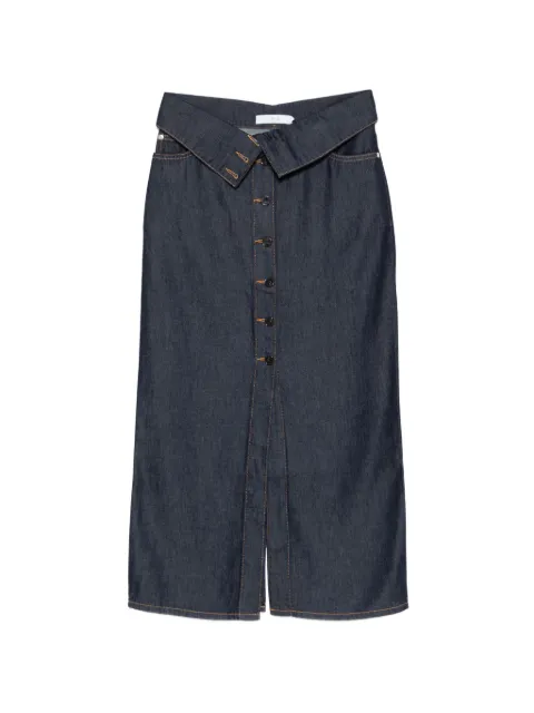 IRO buttoned midi skirt