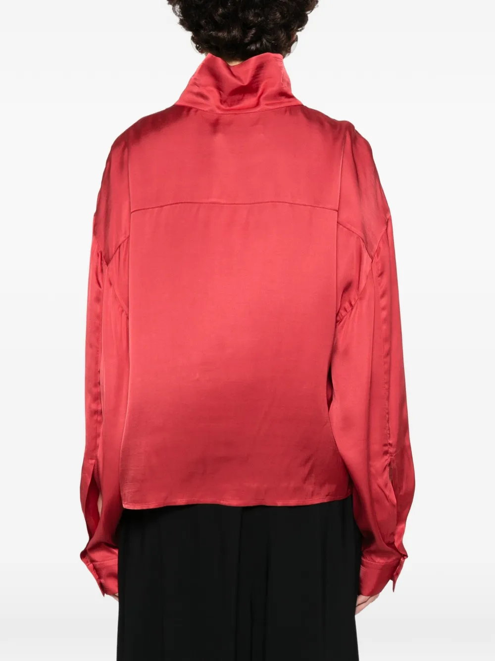 IRO Top met trechterhals Rood