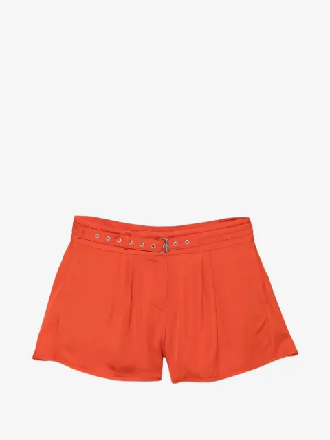 IRO belted pleated shorts