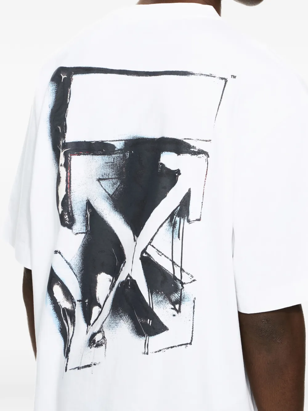 Off-White 3D Spray Arrow T-shirt Wit