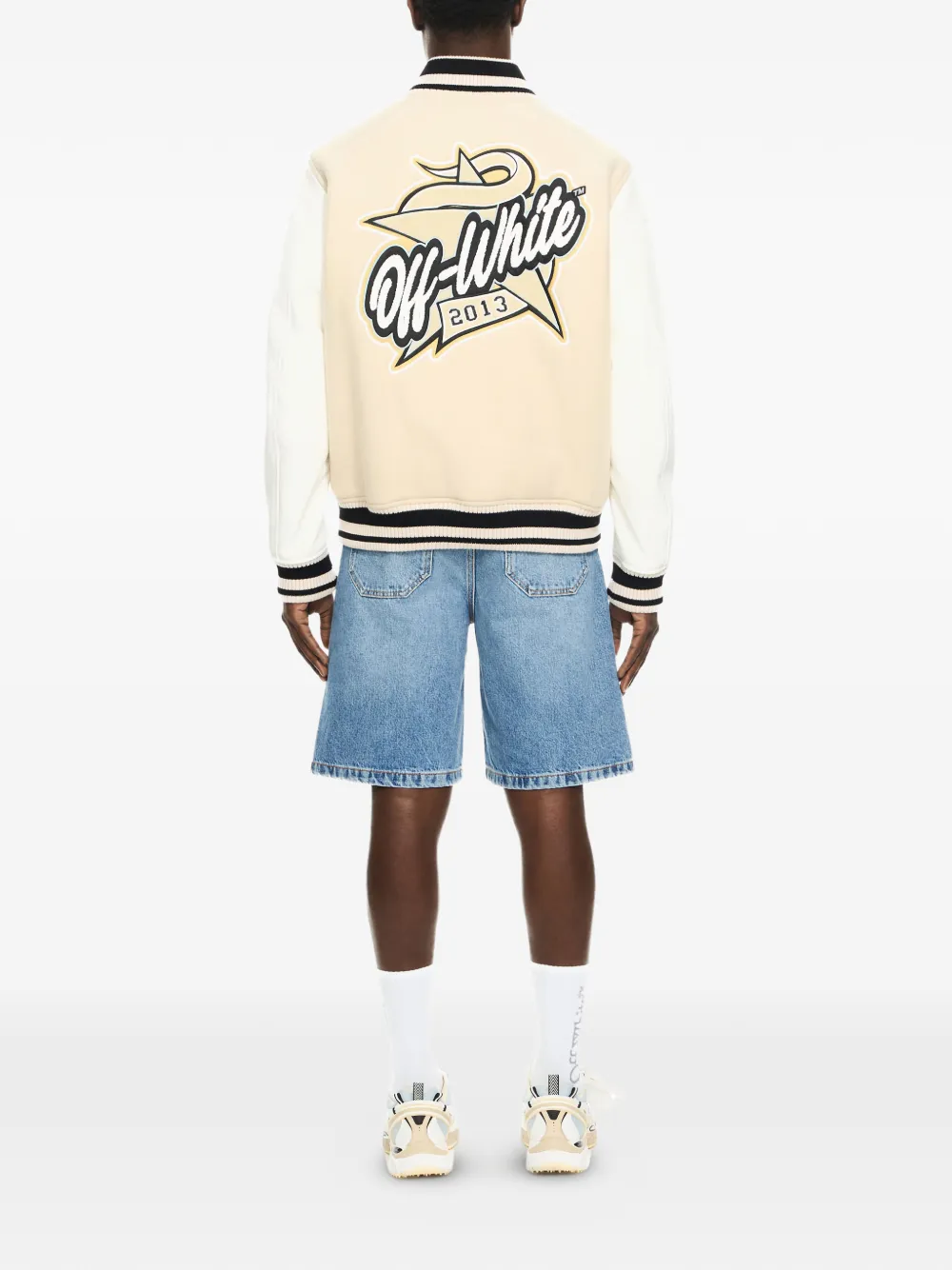Star Logo Lea varsity jacket