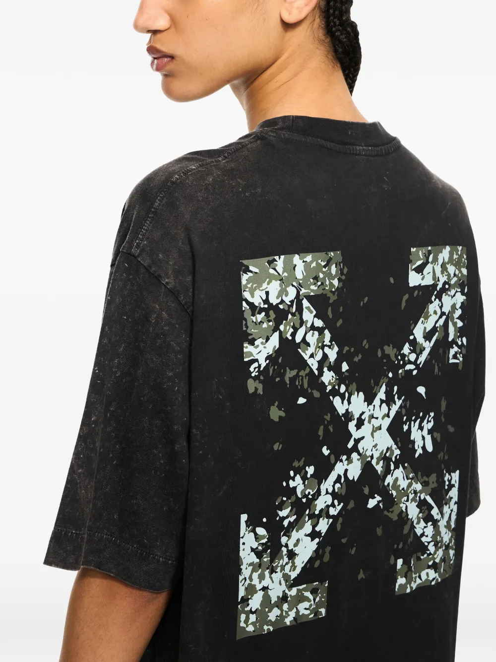 Off-White Arrow Confetti T-shirt Zwart