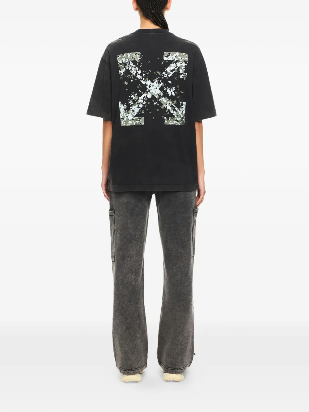 Off-White Arrow Confetti T-shirt Zwart