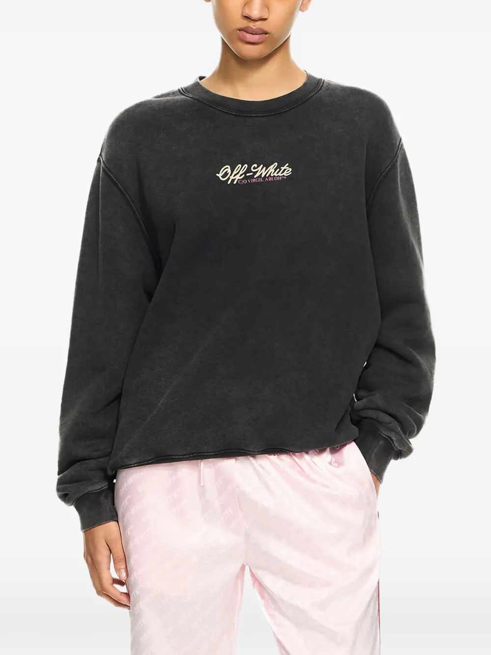 Off-White Royal Jwls graphic sweatshirt - Grigio