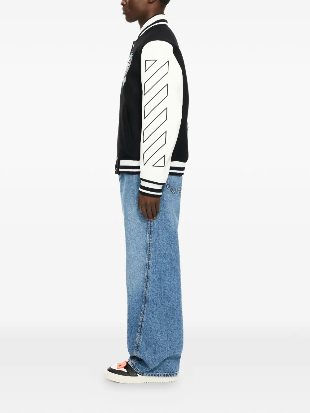 Off-White Royal Lea varsity jacket | Bomber Jackets | Image 2