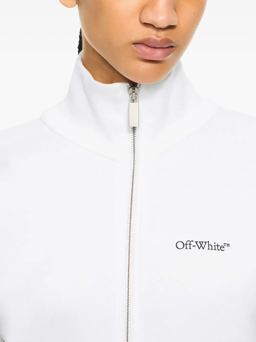 Off-White Arrow Glowing Flower sweater Roze