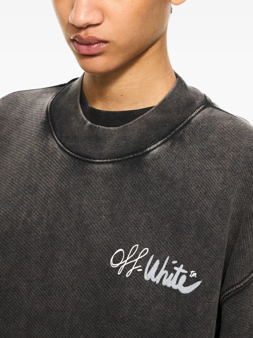 Off-White Off Marker sweater Grijs
